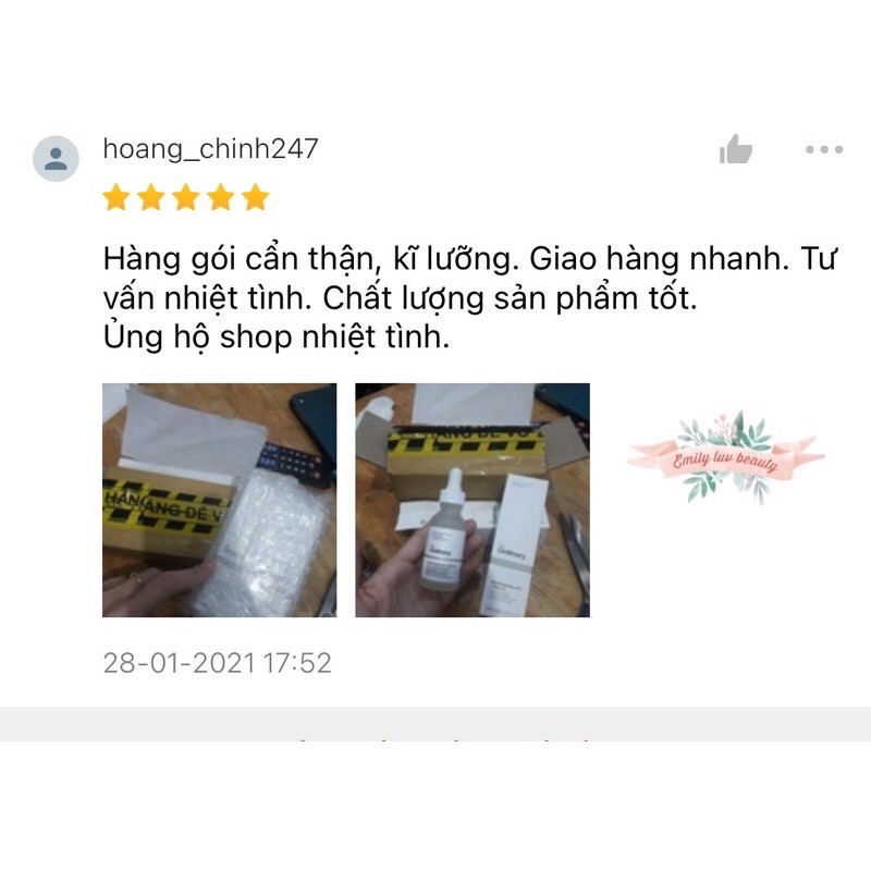 Tinh chất Niacinamide 10% + Zinc 1% The Ordinary