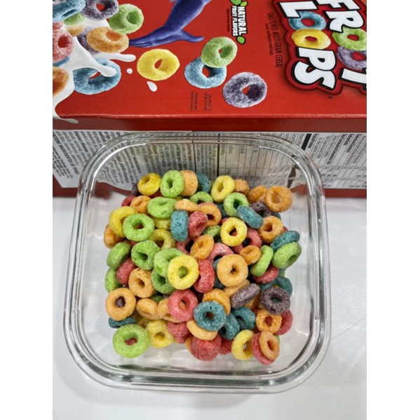 NGŨ CỐC ĂN SÁNG Kellogg's Froot Loops của Mỹ - 1,24KG & 1,53KG