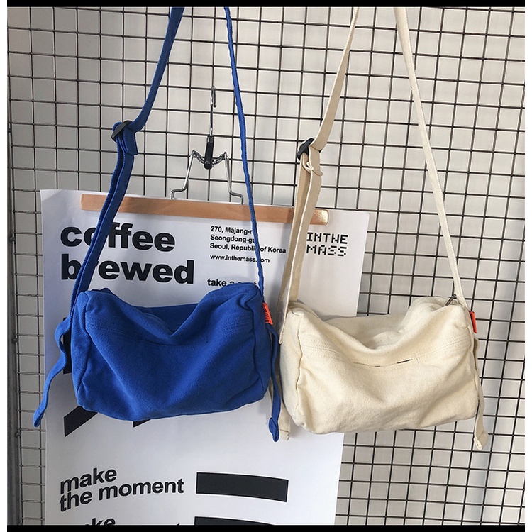 Túi đeo chéo kaki hình chữ nhật size nhỏ