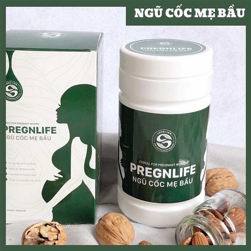 Ngũ Cốc Mẹ Bầu Long Liên 500g - Cung cấp 14 loại hạt bổ sung dinh dưỡng đầy đủ