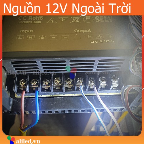 Nguồn 12V 33A vỏ nhôm tản nhiệt - Nguồn Ngoài trời 12V30A- Nguồn Adapter- Nguồn Ngoài trời 12V