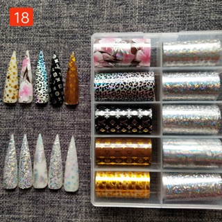 Foi dán móng tay nail mẫu lv foi to