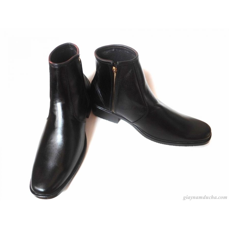 Giày boot nam da bò thật.BH 12 tháng.MS:B13.