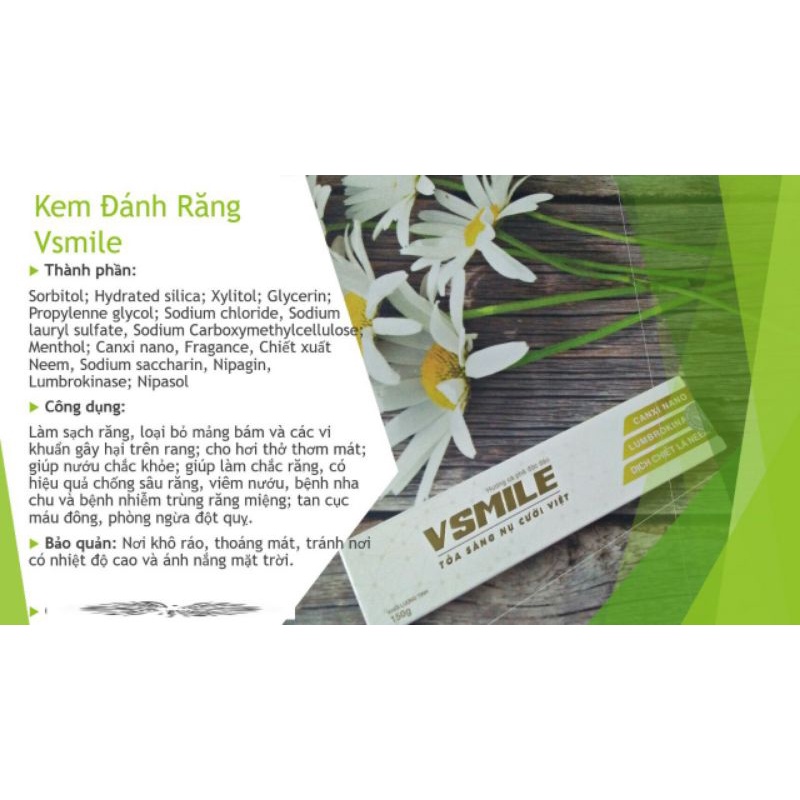 Kem đánh răng VSMILE