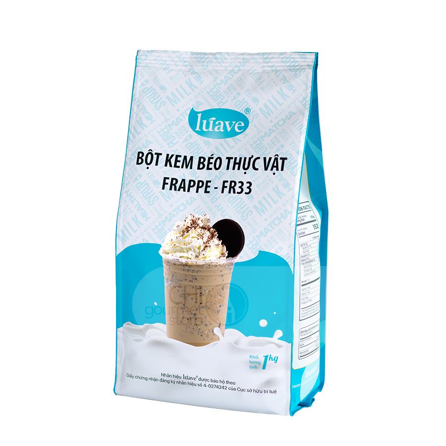 Bột Kem Béo Thực Vật Frappe FR33 LÚAVE 1kg