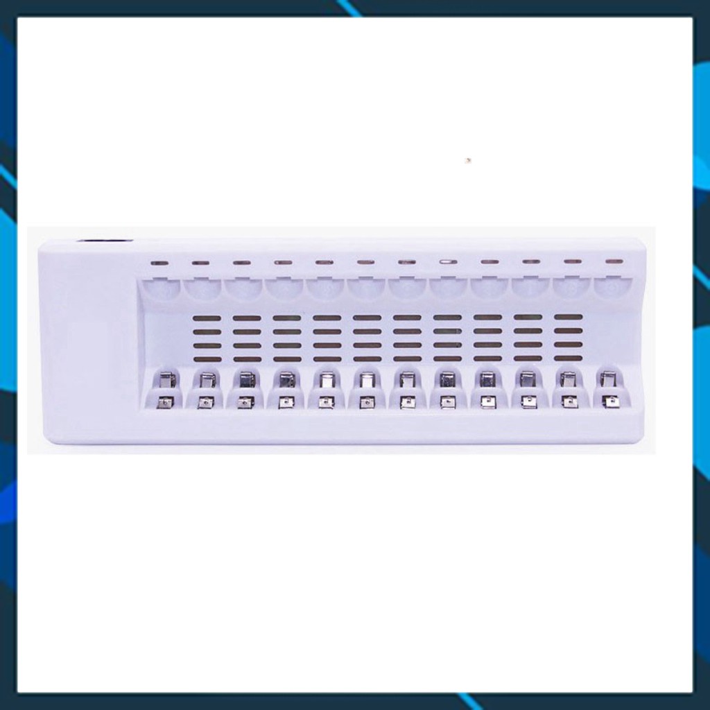 Máy Sạc 12 khe pin AA / AAA Máy sạc pin tiểu đa năng, không kèm pin