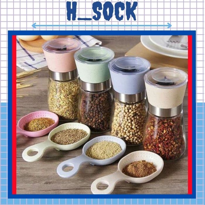 Lọ xay tiêu cầm tay nhỏ gọn tiện dụng (thủy tinh) GD123