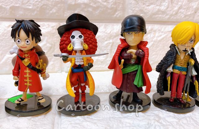 Bộ 9 mô hình nhân vật one piece đồ chơi sưu tập nhân vật