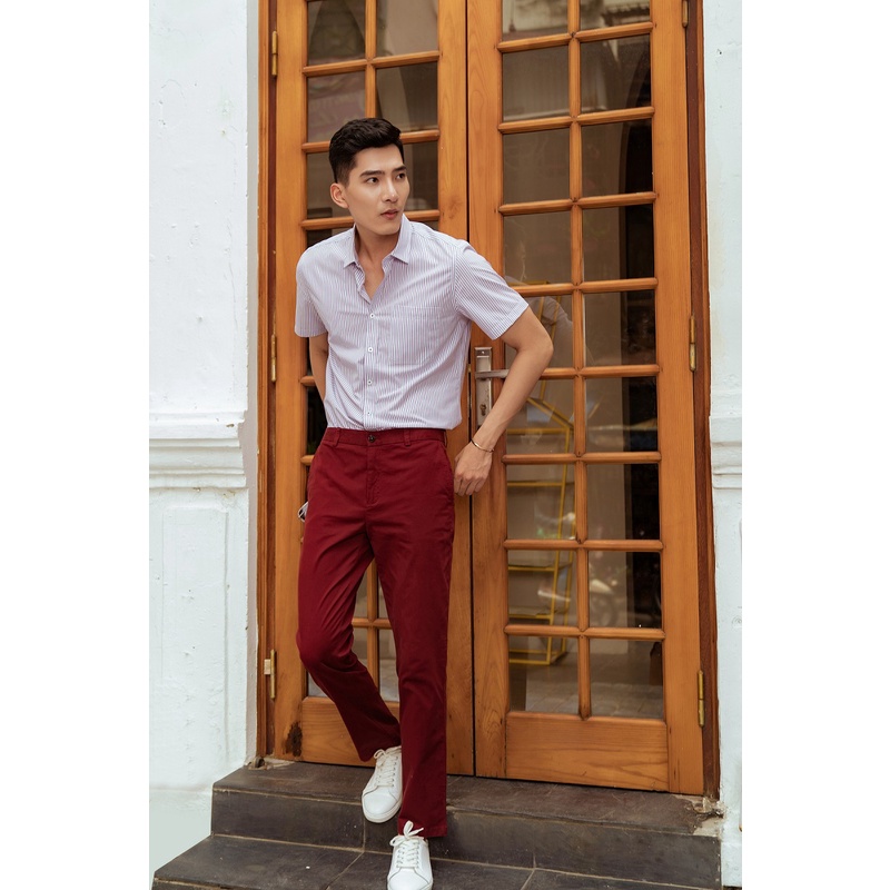 Áo Sơ Mi Nam Công Sở Ngắn Tay Trẻ Trung Kẻ Caro DGCs - SASN1927M