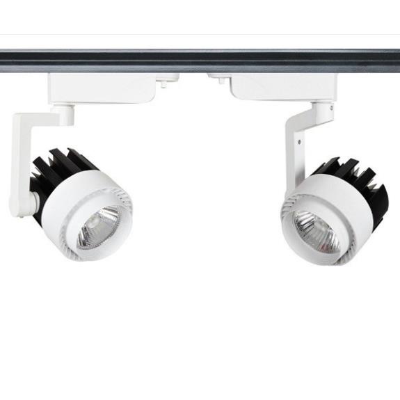 Combo 2 đèn rọi ray 20W + 1 thanh ray 1 mét.