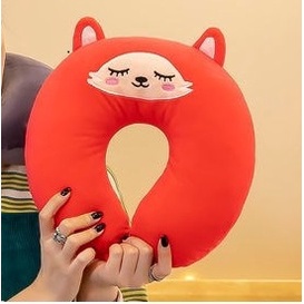 Gối cổ chữ U kê cổ chống đau mỏi vai gáy dành cho văn phòng, ô tô, máy bay phù hợp mọi đôn tuổi