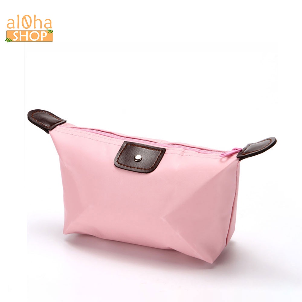 Túi đựng đồ dùng cá nhân, mỹ phẩm trang điểm T006 trơn chống thấm, nhỏ gọn, tiện lợi - al0ha Shop