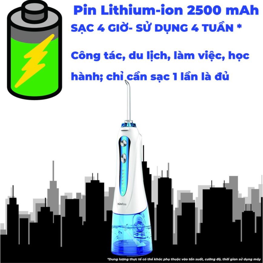 Máy tăm nước H2ofloss HF9P 2021 Phiên bản cao cấp, động cơ bền bỉ nhất 2021