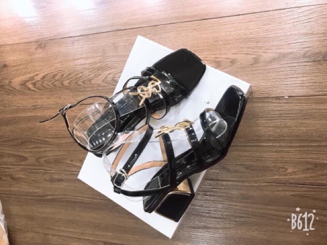 Giày sandal công sở gót 5p êm chân mã S13