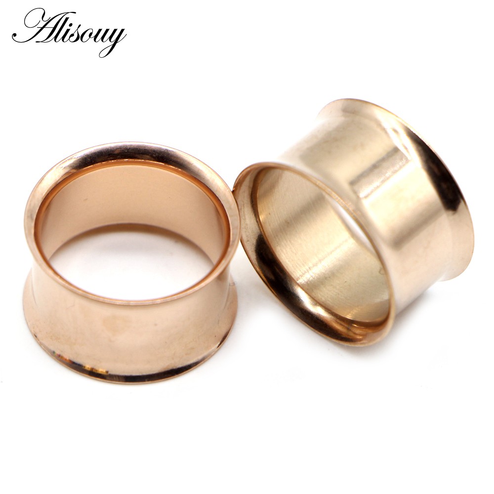 Alisouy Set 2 Khuyên Nong Tai Bằng Thép Không Gỉ Cá Tính