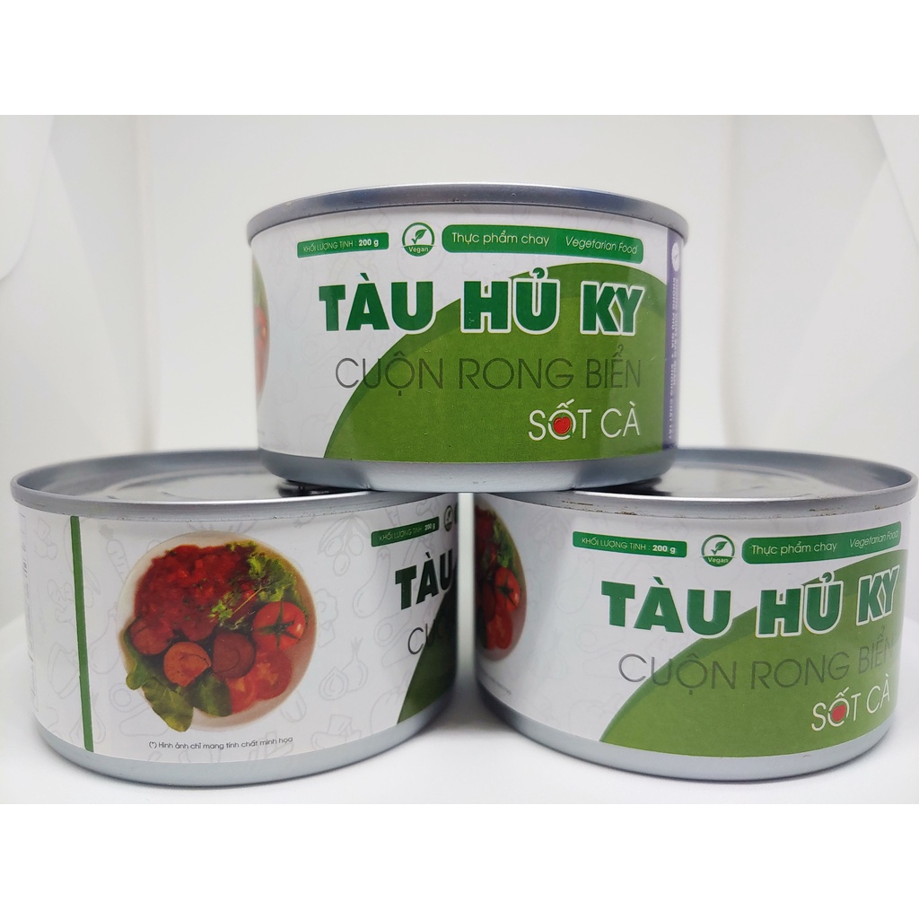 Thực Phẩm Chay Bình Loan - Tàu Hủ Ky Cuộn Rong Biển Sốt Cà 200g
