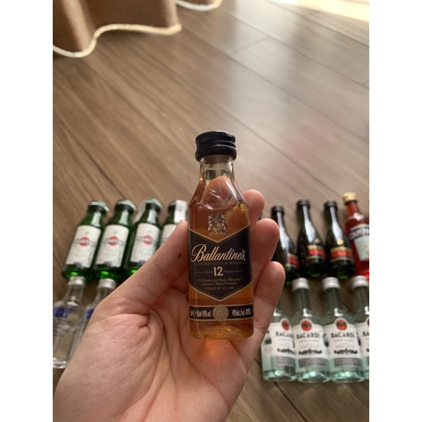 Chai rượu mini trang trí, thắp hương, pha chế đủ loại