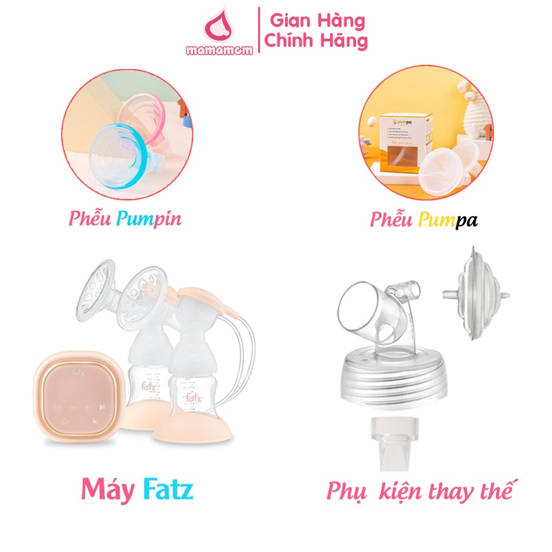 Phễu Hút Sữa Silicon Pumpa/Pumpin Cho Máy Hút Sữa Fatz
