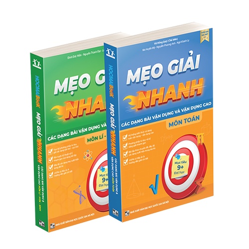 Sách - Mẹo giải nhanh các dạng bài vận dụng và vận dụng cao môn Lí, Hóa, Sinh