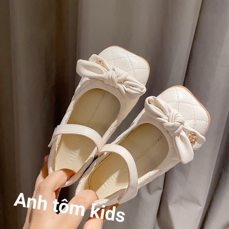 Giày búp bê da mềm kiểu công chúa thời trang mùa thu cho bé gái 2021 21-30