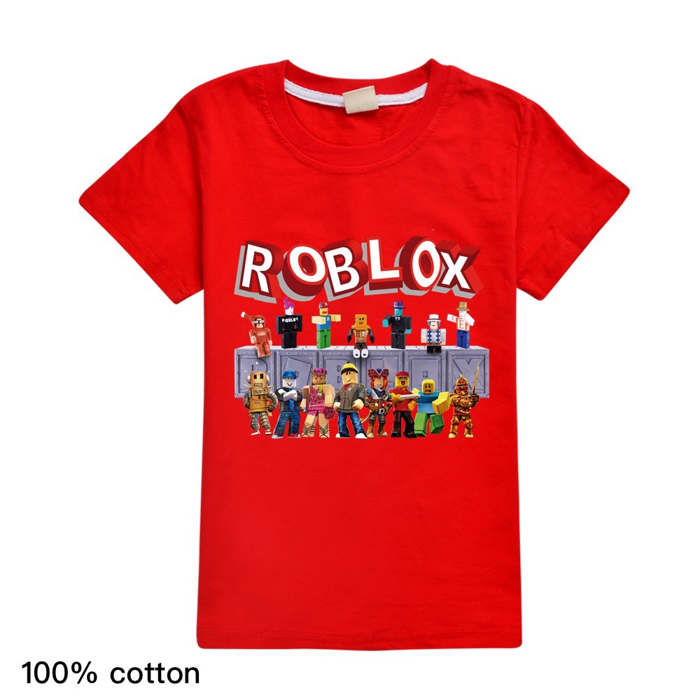 Áo thun cho bé trai và bé gái in hình Game ROBLOX dễ thương kute, chất liệu cotton mềm mịn thoáng mát NTShirt