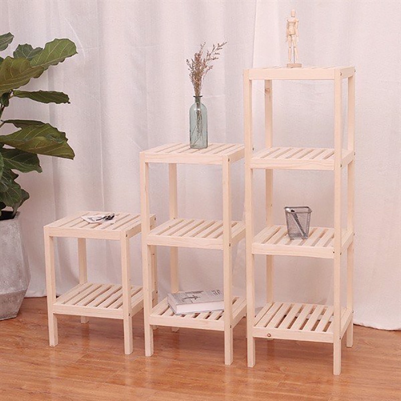 Kệ gỗ để đồ 4 tầng đa năng tự lắp ráp Tâm House KT06