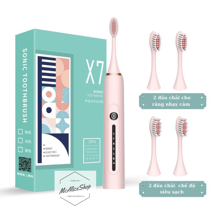 Đầu bàn chải điện SONIC X7, Công nghệ châu âu