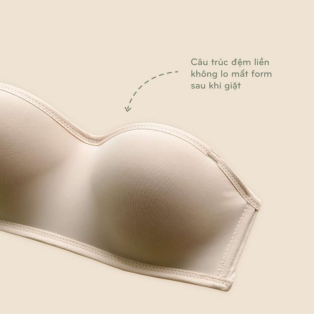 Áo Ngực Quây Chống Tuột Không Gọng Mút Mỏng Tặng Kèm Dây Áo BEBE CHIC BR001