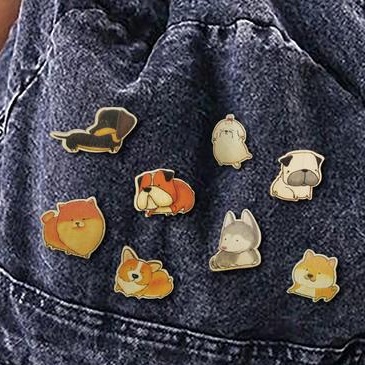 Pin Cài Áo - Balo Và Bookmark Nam Châm Đánh Dấu Trang Sách Thiết Kế Đáng Yêu The Craft House