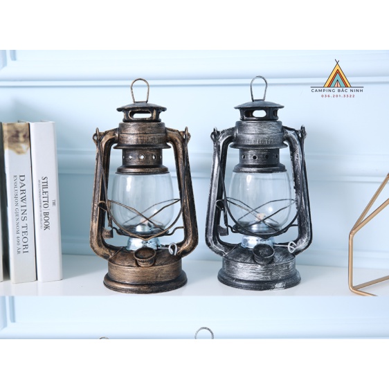 Đèn dầu kiểu dáng cổ điển đi bão