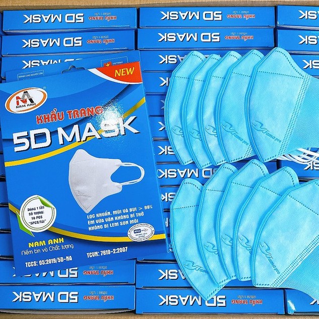 Khẩu trang y tế Nam Anh Famapro VN95, 5D Mask Super Fit đủ màu đủ loại, người lớn trẻ em, hộp 10 cái NPP Shoptido | BigBuy360 - bigbuy360.vn