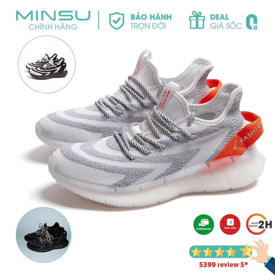 Giày Y350 Nam Phản Quang MINSU M6709, Giày Sneaker Nam Phản Quang Đế Siêu Nhẹ,Thiết Kế Lạ Mắt Cực Chất Khi Mang Đi Chơi