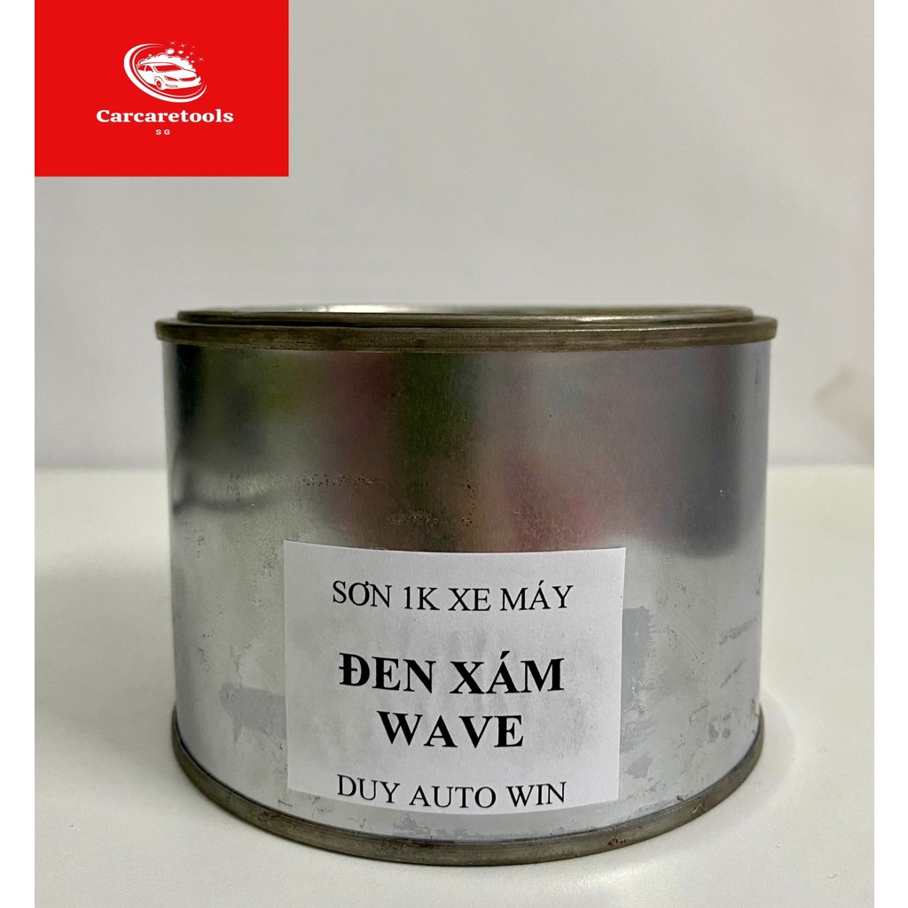 Màu đen xám wave honda - Sơn xe máy 1k lon 0.5kg và 1kg