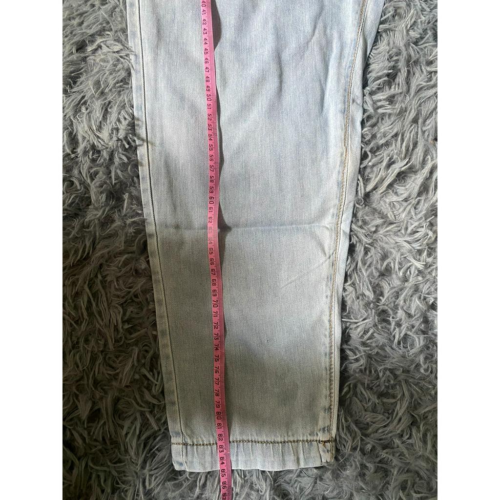 XẢ LỖ Quần Baggy Jeans Lưng Cao Rách Cá Tính Hot