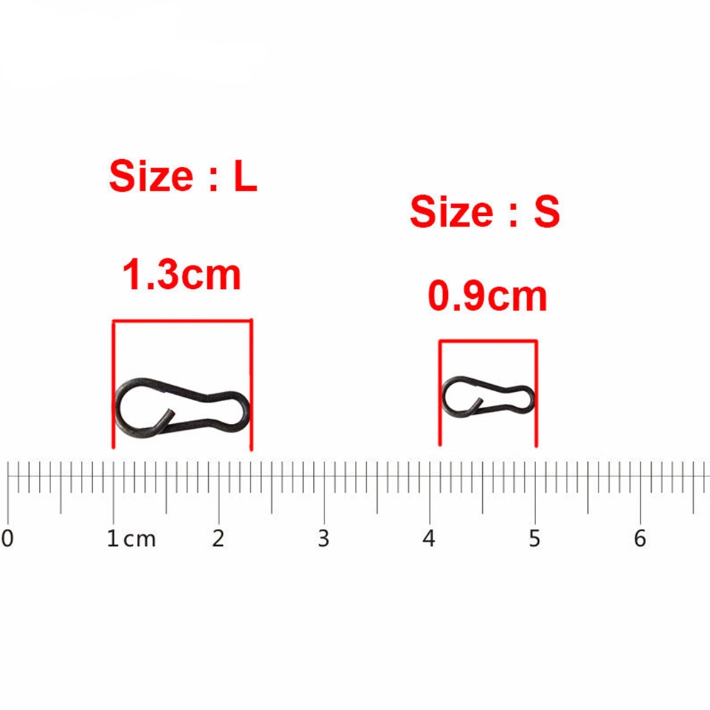 MUVAKO Bộ 20 móc thép không gỉ thao tác nhanh chuyên dụng cho câu cá