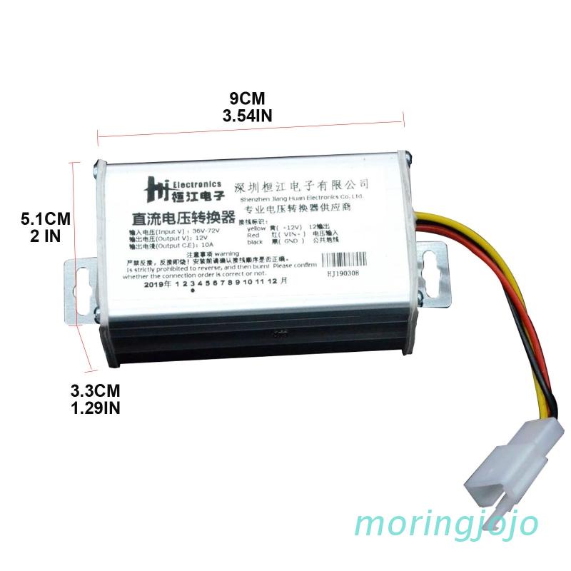 Bộ Chuyển Đổi Điện Áp 36V-72V Sang DC 12V Cho Xe Hơi / Xe Tải / Tàu Thuyền