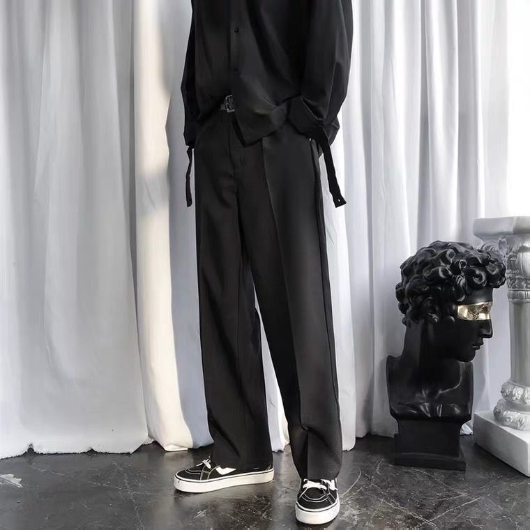 Quần vải ống rộng Hàn Quốc Mavota quần tây ống suông unisex cao cấp QD13