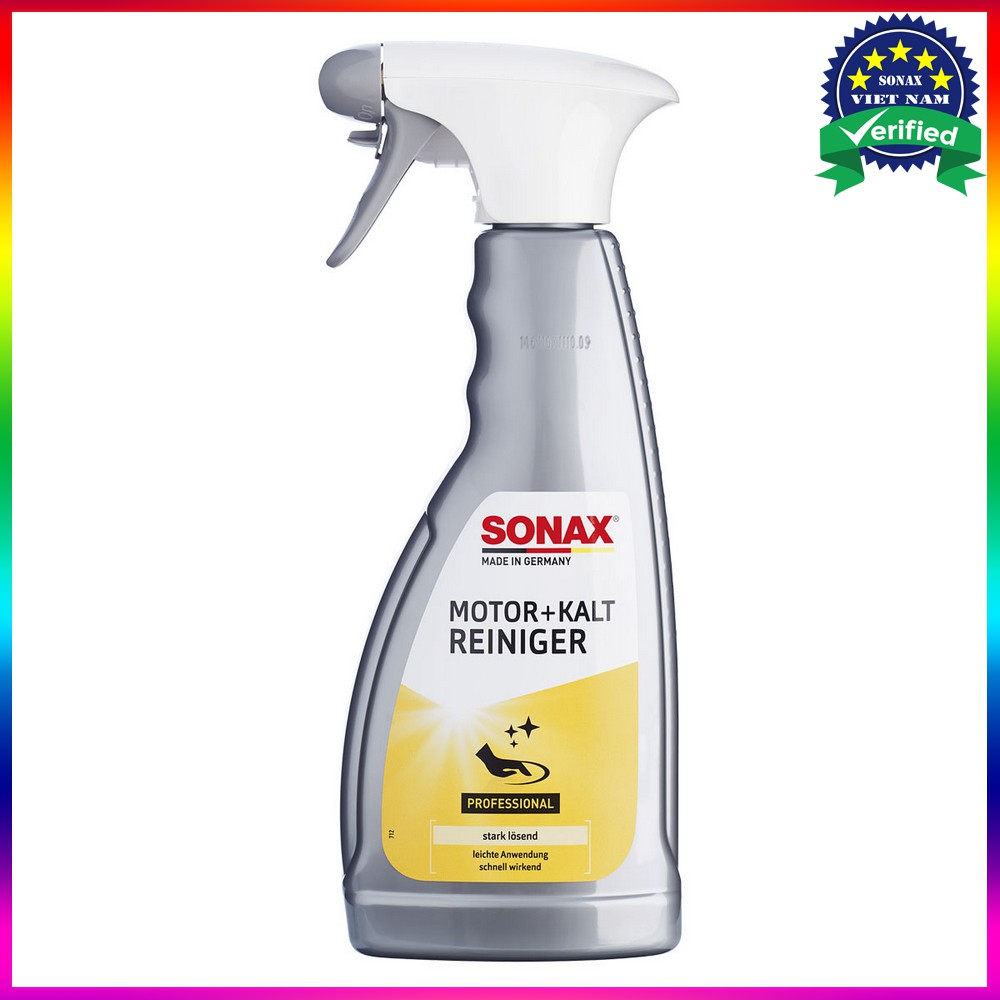 Vệ sinh khoang máy động cơ Sonax Engine cold cleaner