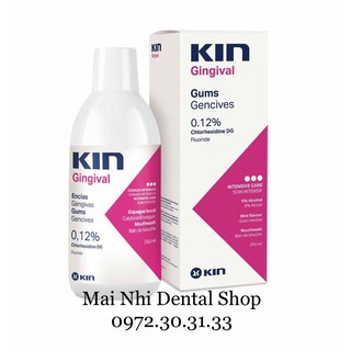Nước súc miệng kin gingival 250ml ngăn ngừa viêm nướu