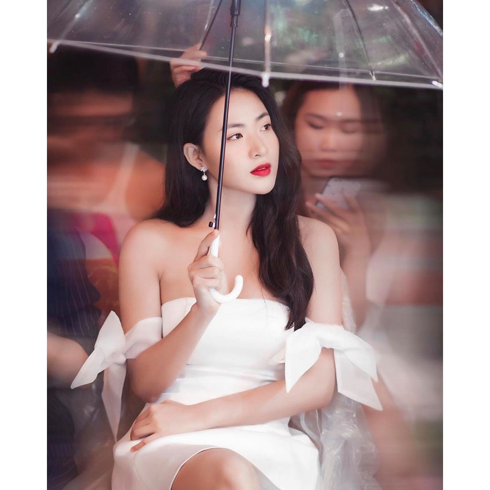 Đầm dự tiệc cúp ngực tay cột nơ siêu xinh | BigBuy360 - bigbuy360.vn