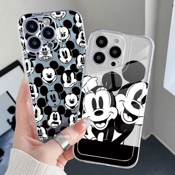 Ốp Điện Thoại TPU Gel Hình Chuột Mickey Cho iPhone 13 Pro Max 14 12 iPhone 11 XR 8 7 SE 2022