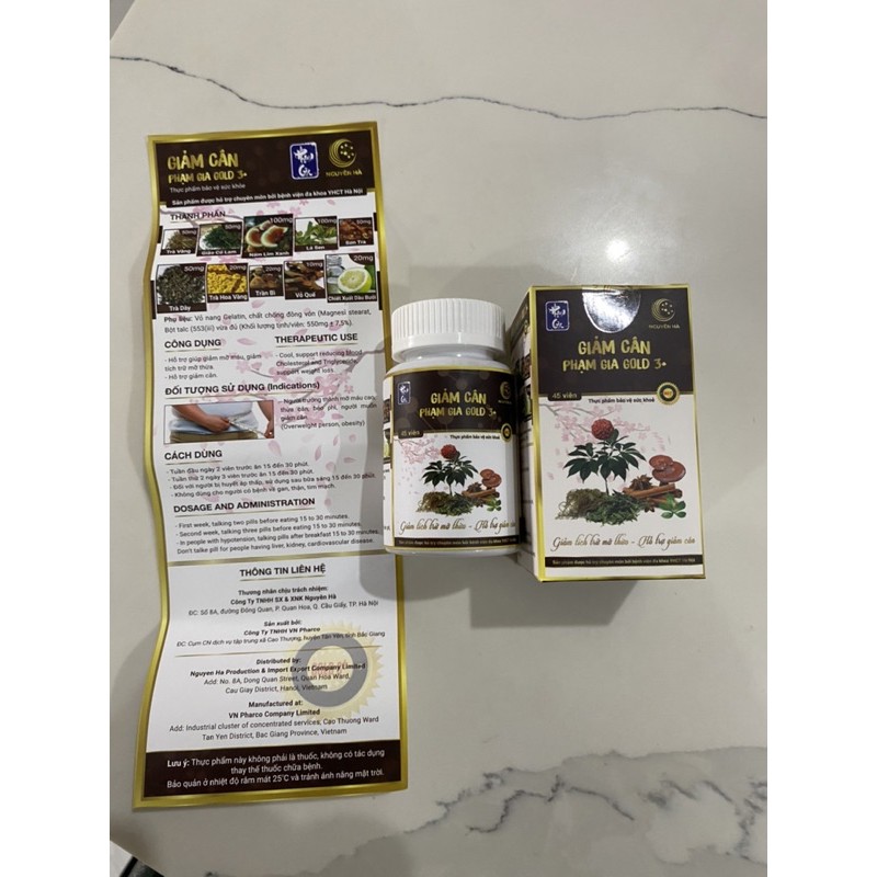 Viên Giảm Cân Phạm Gia - Thế Hệ Cải Tiến 2020 | BigBuy360 - bigbuy360.vn