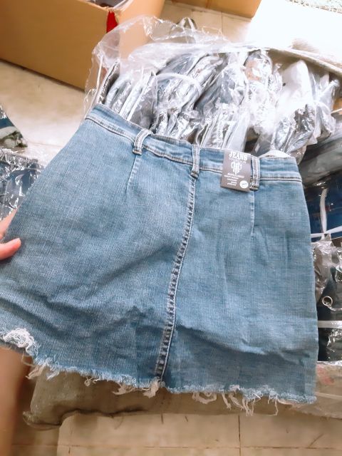 ( Hình thật)QUẦN JEANS GIẢ VÁY