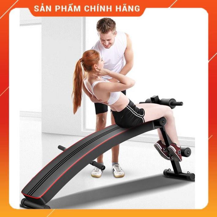 Ghế tập thể dục cong cao cấp, đa chức năng, tập bụng, tập lưng, tập tay, kéo dây, ghế tập gym kết hợp massage