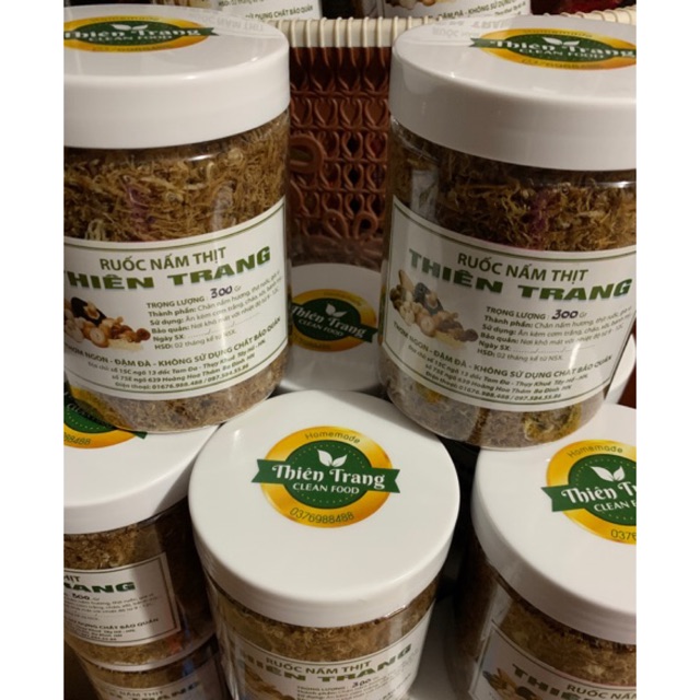 Ruốc nấm thịt 500gr, 300gr