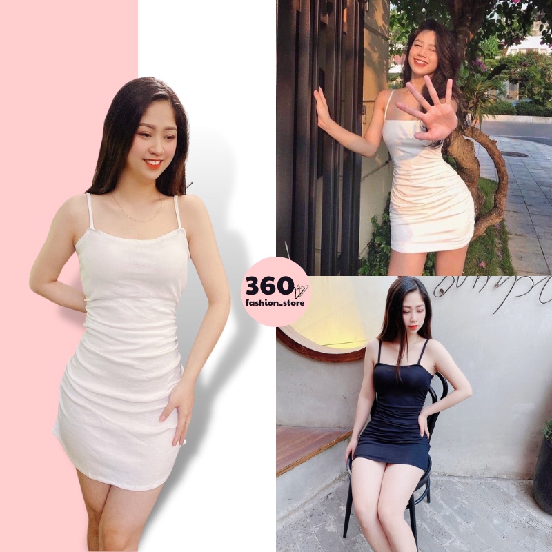 váy 2 dây ôm body sexy, đầm 2 dây đẹp chất đẹp cao cấp sp007 | BigBuy360 - bigbuy360.vn
