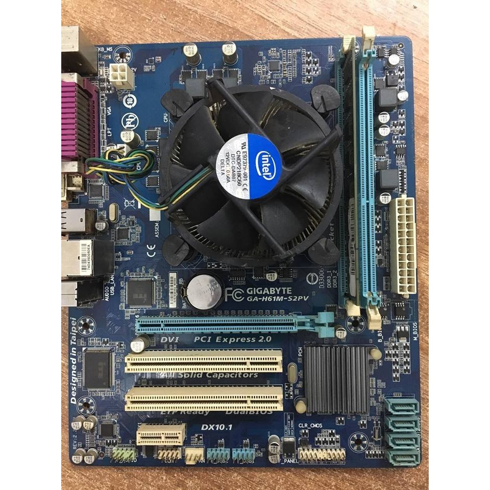 [Combo] Main giga H61 + Chip i3 3220 + Ram 4GB Tặng Fan CPU