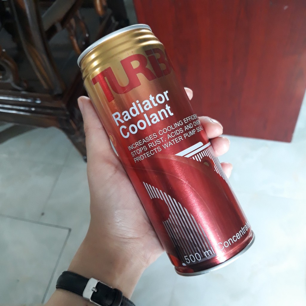 Nước làm mát động cơ màu đỏ chính hãng Shell COOLANT cho xe Vinfast Fadil và các dòng xe khác