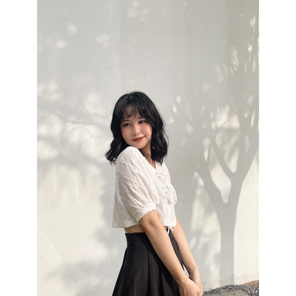 Naked by V - Áo khoác ngắn tay Rena Croptop