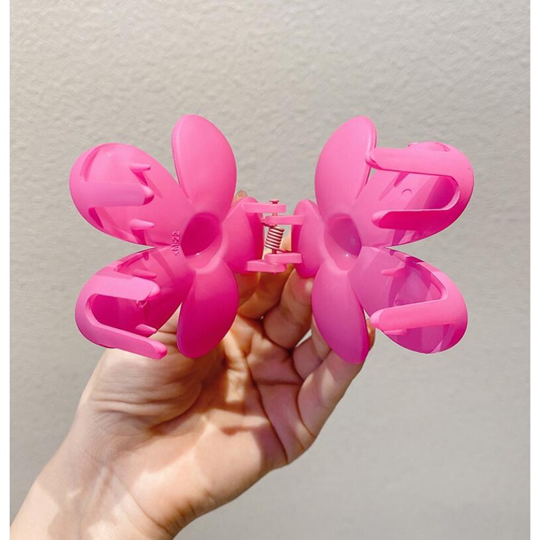 Kẹp Tóc Hình Nơ Màu Hồng Dễ Thương Phong Cách Hàn Quốc